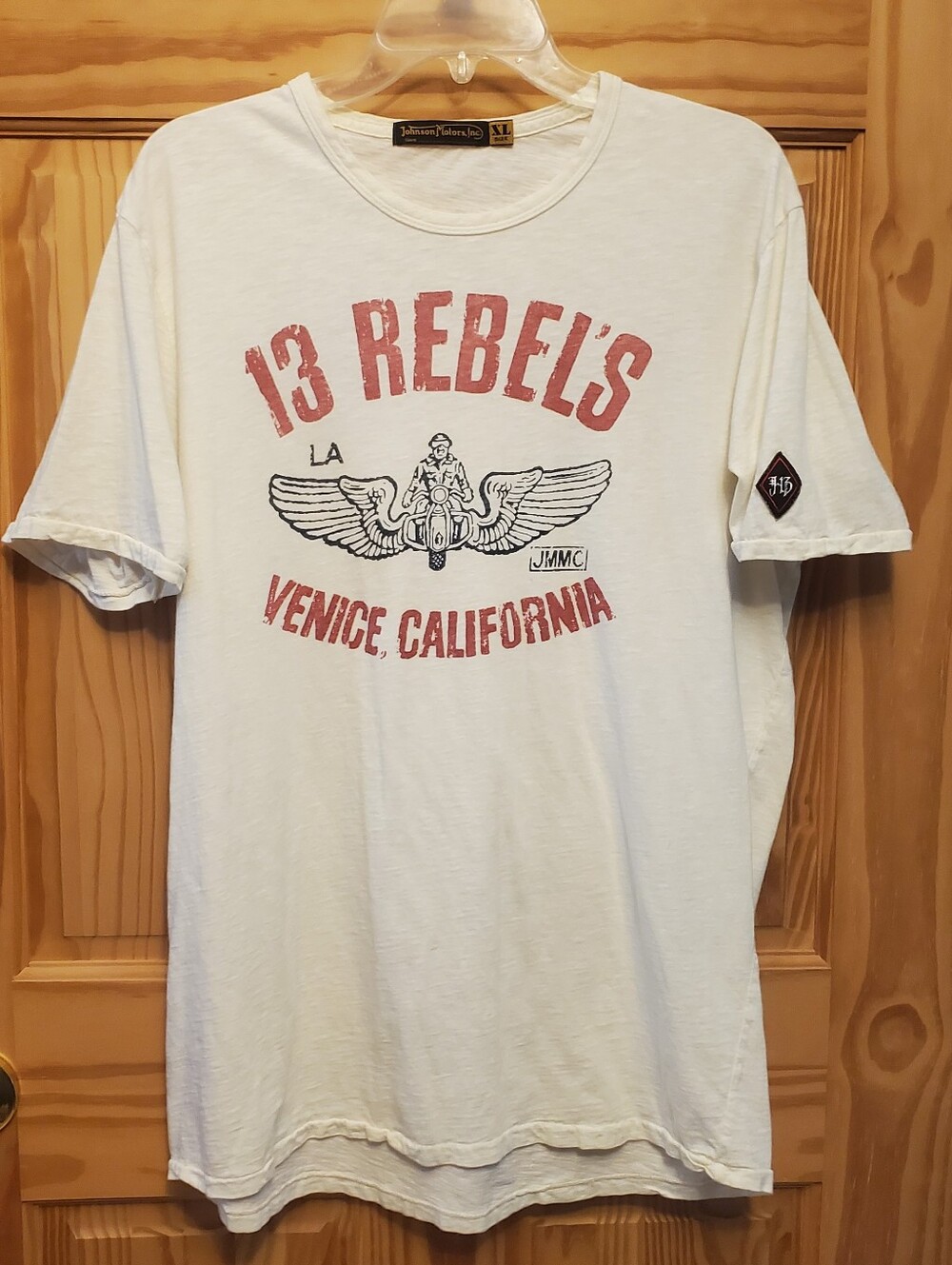 Johnson Motors Venice Beach California 13 Rebels T Shirt Xl